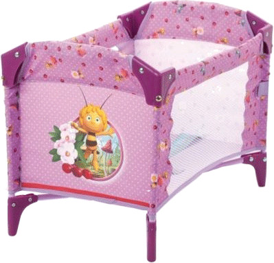 Hauck Toys Maya l'Abeille - Lit de voyage pour poupée
