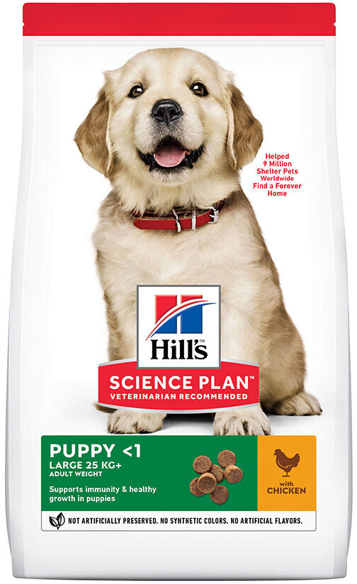 Photos - Dog Food Hills Hill's Pet Nutrition Hill's Science Plan Puppy Large Chicken Dry 16kg 