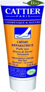 Cattier Crème réparatrice pieds secs (75 ml)