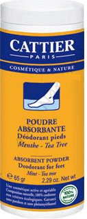 Cattier Poudre absorbante déodorant pieds (65 g)
