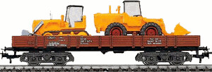 Märklin Wagon à bords bas Rlmms DB (4474)