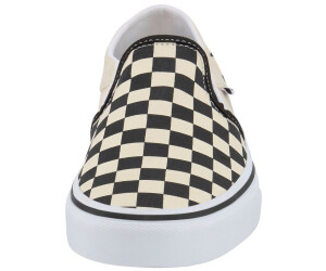 vans slip on checkerboard black white