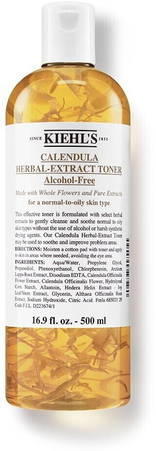 Kiehl’s Calendula Herbal Extract Alcohol-Free Toner (500ml)