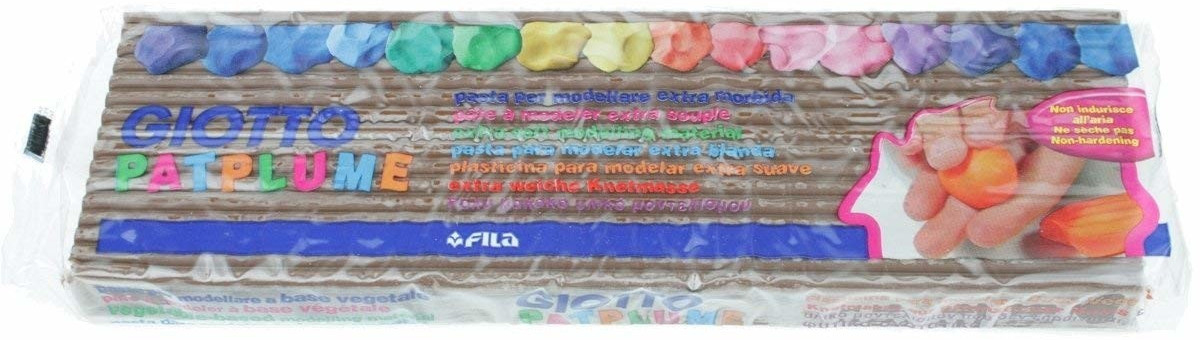 Giotto Pâte à modeler Patplume 350 g marron