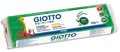 Giotto Pâte à modeler Patplume 350 g vert clair
