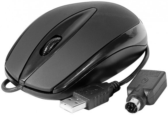 Dacomex Souris optique PS/2 & USB (noir)