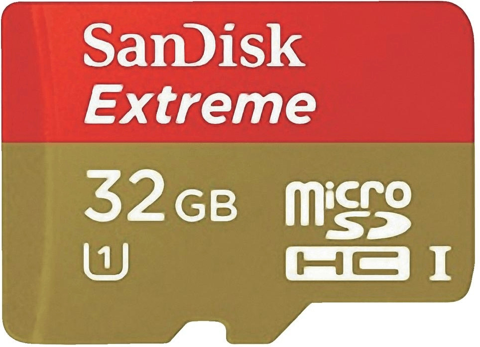 SanDisk microSDHC Extreme 32 Go UHS-I U1 (SDSDQX-032G-U46A)