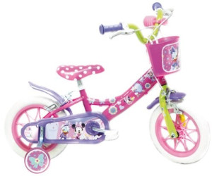 Kinderfahrrad Disney Minnie Mouse 12 Zoll Mädchen-Fahrrad mit Puppensitz B-Ware 