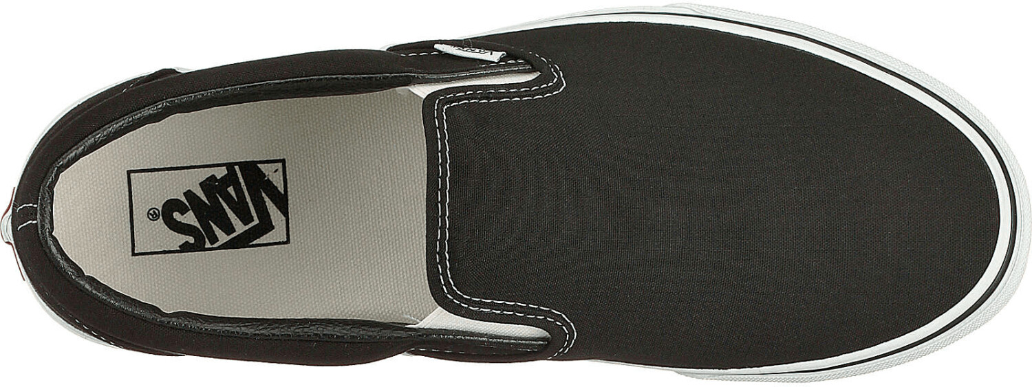 Black vans slide on sales