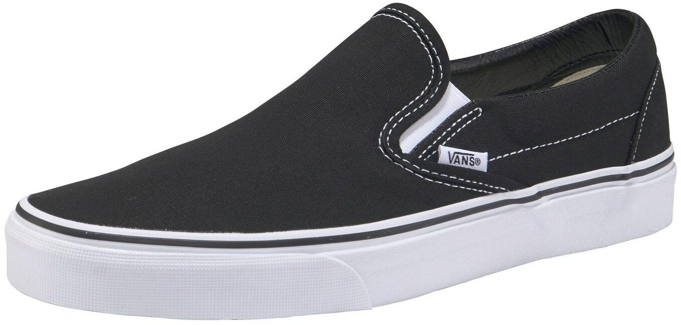 Vans og black slip on discount