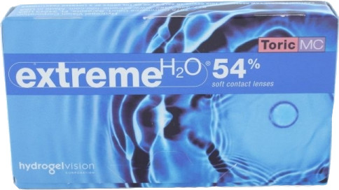 Hydrogel Vision Extreme H2O 54% Toric +0.50 (6 lentilles)