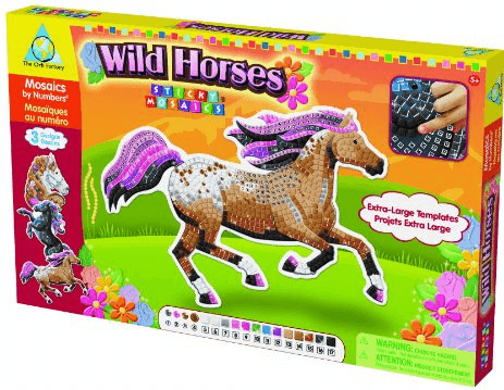 The Orb Factory Sticky Mosaics Chevaux sauvages