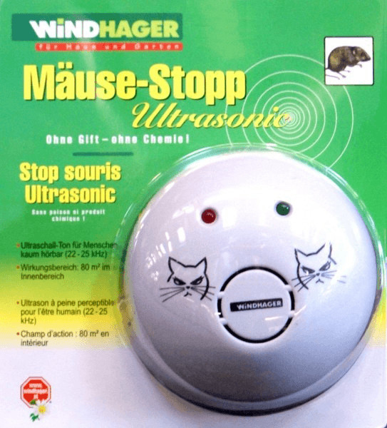 Windhager Mausvertreiber Electro Comfort, Mäuseabwehr, Maus
