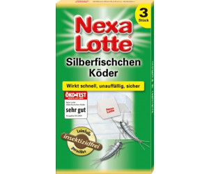 6 x 3 18 Stk. Nexa Lotte Silberfischchen-Köder Leim-Falle hochwirksam 