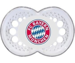 6-16 16 Schnuller & Clip Original Silikon FC Bayern 0-6 MAM Set *NEU* 