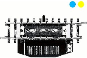 Märklin Rail dételeur droit 1/2 Voie K (2297)