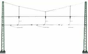 Märklin Cross Span Assembly for 3 Tracks (74131)