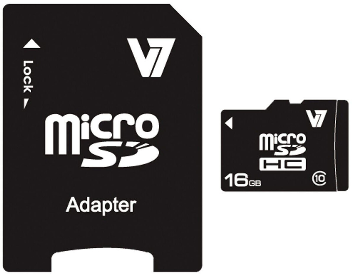 V7 microSDHC 16 Go Classe 10 (VAMSDH16GCL10R-2E)