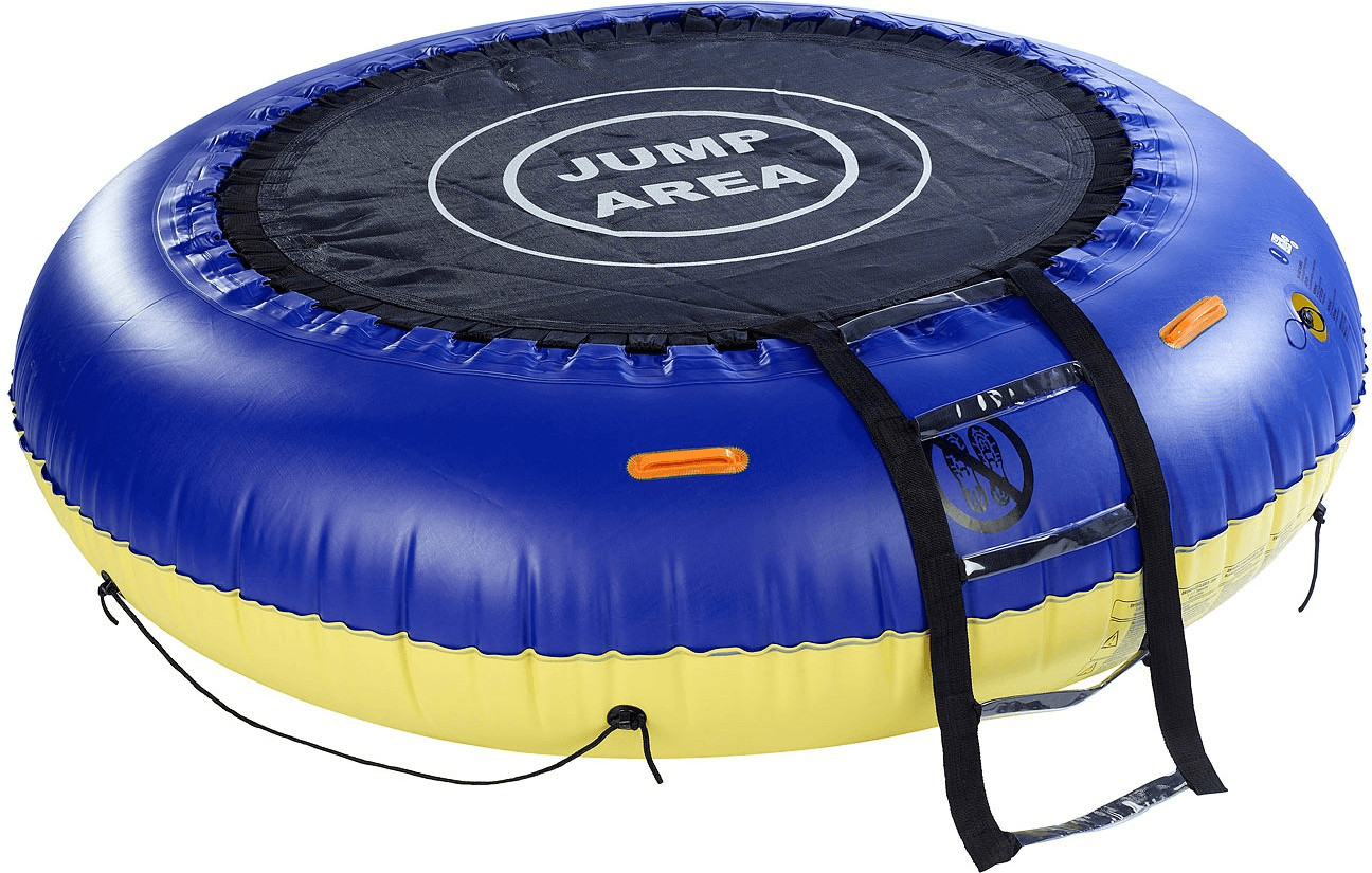 infactory Bouée-Trampoline 4 en 1 pour piscine et jardin