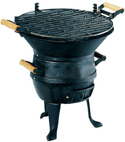 CAO Camping Barbecue rond à l ancienne PM (5632)