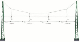 Märklin Cross Span Assembly for 4 Tracks (74132)