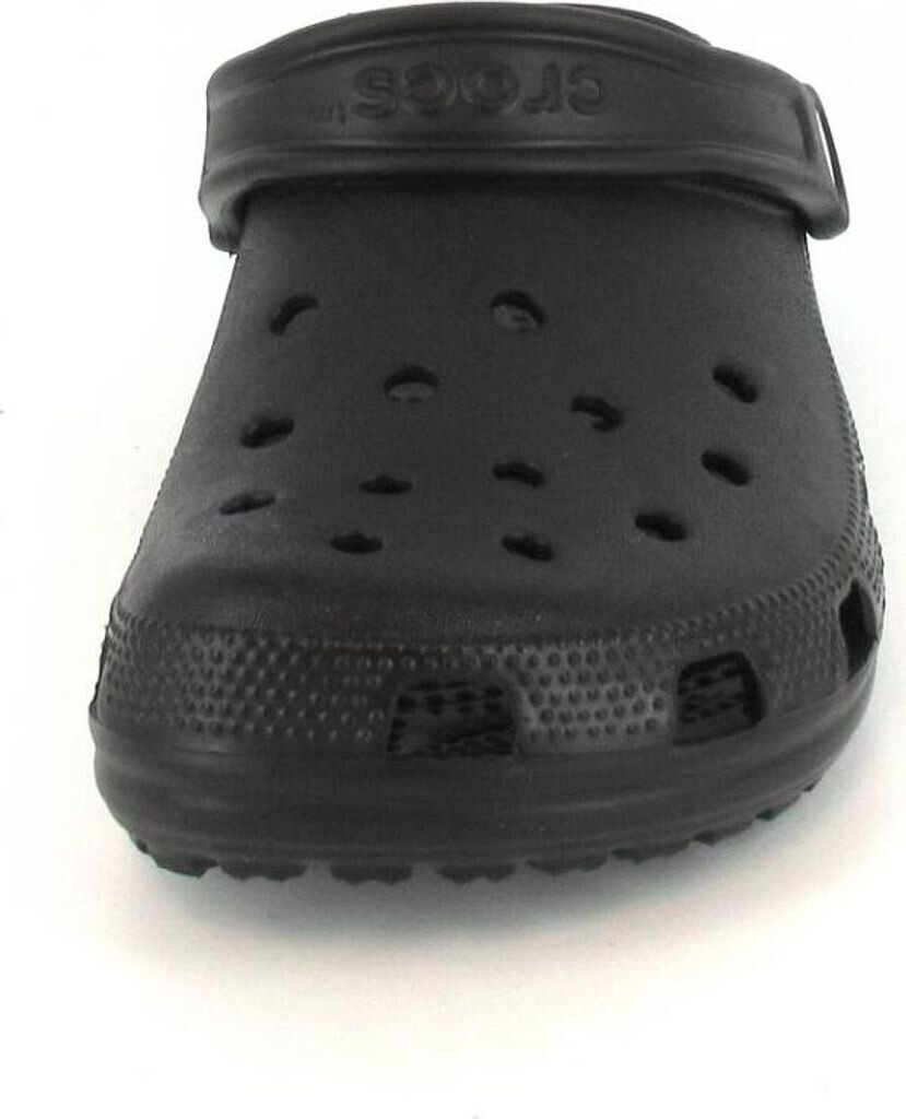 all black crocs
