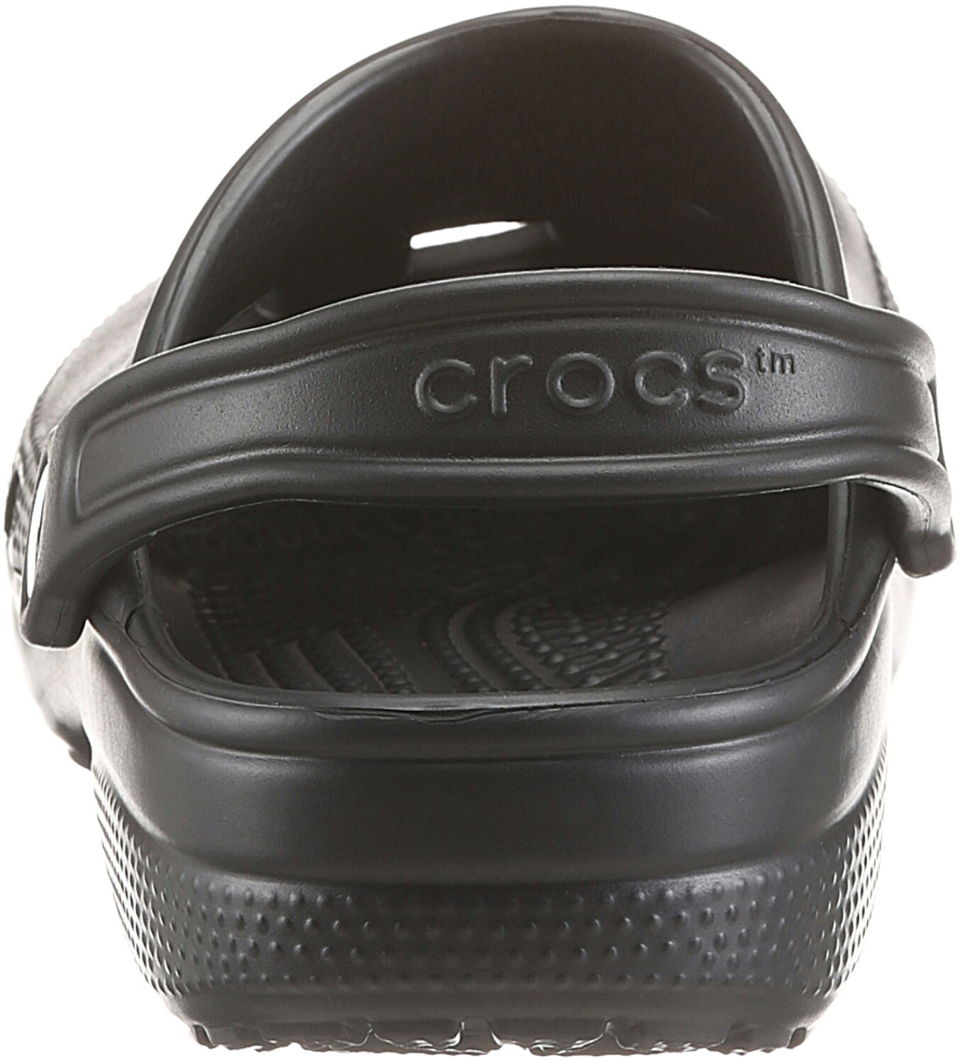all black crocs