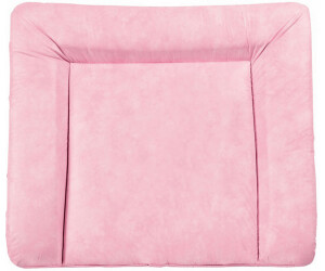 Zöllner Wickelauflage Stoff mit beschichteter Oberseite 75 x 85 cm uni rosa 