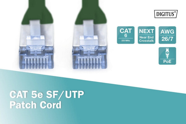 Digitus Patchkabel CAT5e SF/UTP - 1m, Bild 7