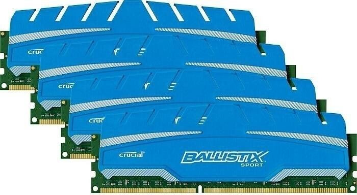 Ballistix TM Sport XT 16GB Kit DDR3 PC3-14900 CL10 (BLS4C4G3D18ADS3BEU)