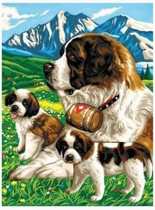 KSG Peinture par numéros - Saint-Bernard