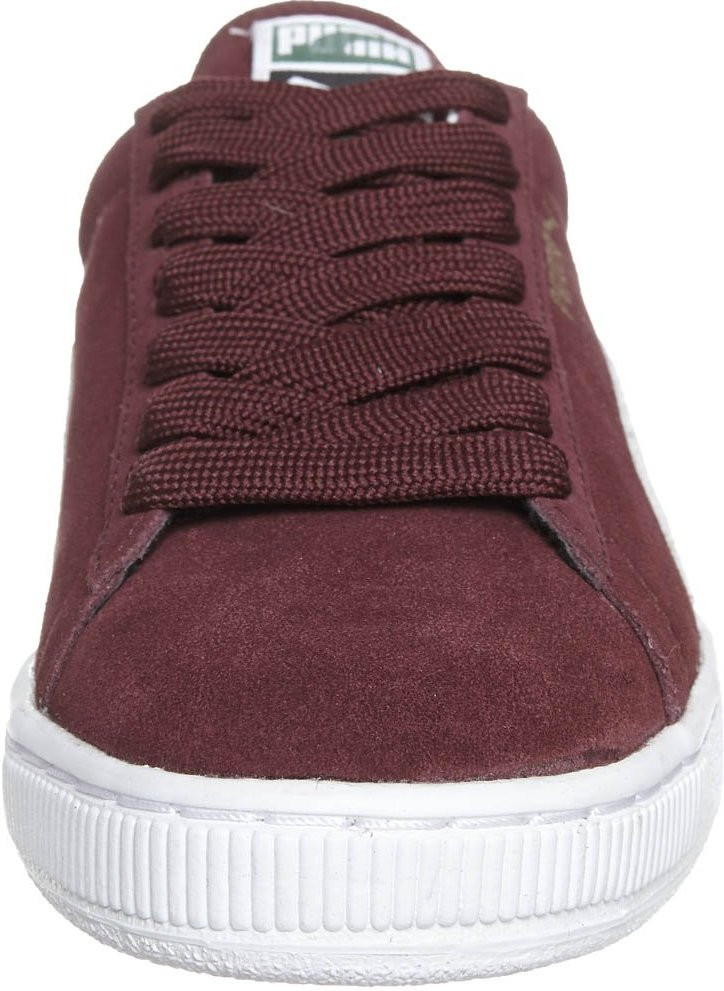 puma suede classic cabernet white