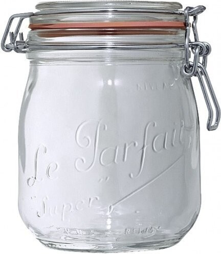 Le Parfait Lot de 6 bocaux Super 750 ml