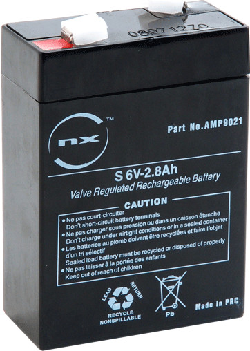 NX S 6-2,8Ah Blei-Vlies Akku 6V 28 Ah