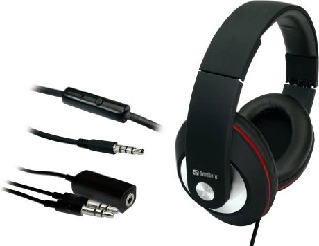 Sandberg Casque Plug'n Go (noir)