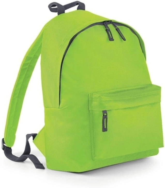 Bagbase Junior Fashion Backpack lime green/graphite grey