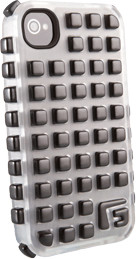 G-Form Coque Extreme Grid gris/noir (iPhone 4/4S)