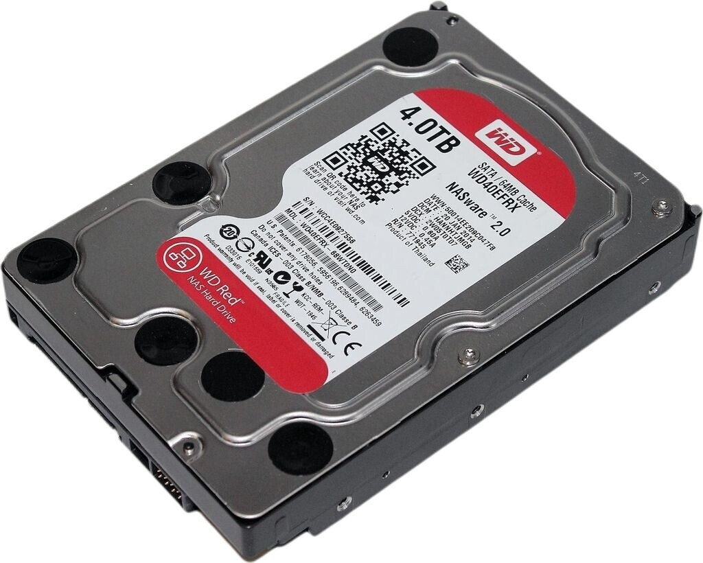 WD Red 4.0TB NASware3.0 WD40EFRX 2台セット良品 WD Red WD40EFRX 2台
