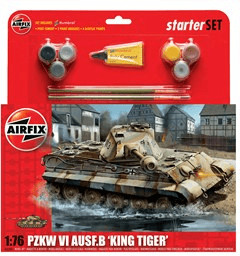 Airfix PZKW VI Ausf.B King Tiger Tank Starter Set 1:76 (A55303)