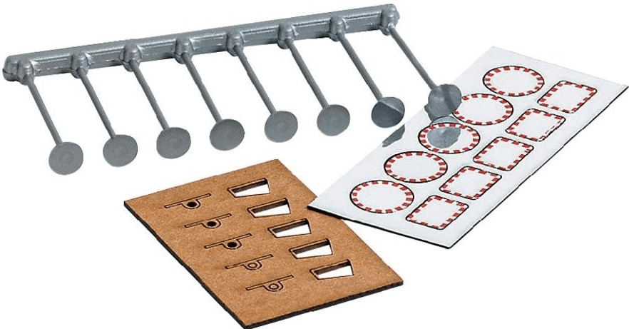 Busch Model Set de miroirs de sécurité routière (1147)