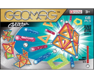 GEOMAG Panels GLITTER 68 Teile Kinder  Spielzeug Magnet bauen Magnetbau 
