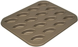 Städter Small Boat Baking Moulds Set of 16 35 x 27cm