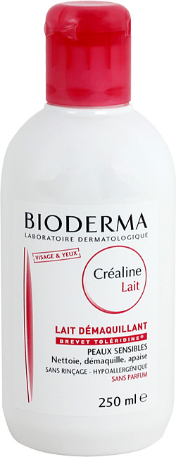 Bioderma Crealine Lait Démaquillant Visage & Yeux 250 Ml Multicolor