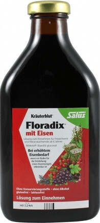 Salus Pharma Floradix with Iron gluten-free (500 ml)