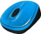 Microsoft Wireless Mobile Mouse 3500 Cyan Blue gloss