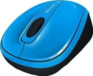 Microsoft Wireless Mobile Mouse 3500 Cyan Blue gloss