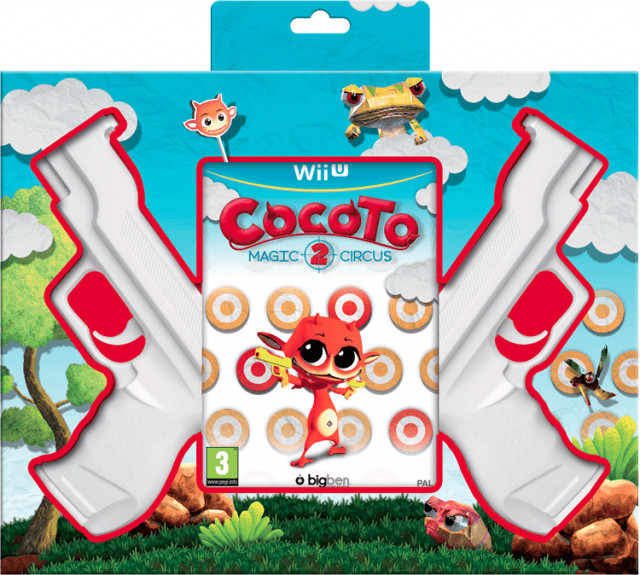Cocoto Magic Circus 2 + 2 Lightning Guns (Wii)