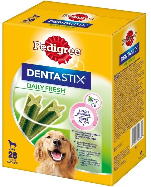 Pedigree Bâtonnets à mâcher Dentastix Fresh pour grand chien (28 pièces)