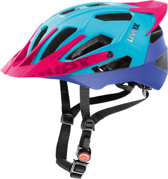 uvex Quatro Pro Helmet cyan-pink mat