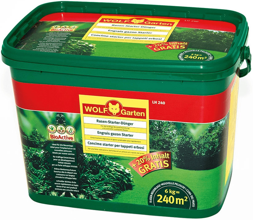 WolfGarten RasenStarterDünger LH 240m² ab 24,99 € Preisvergleich